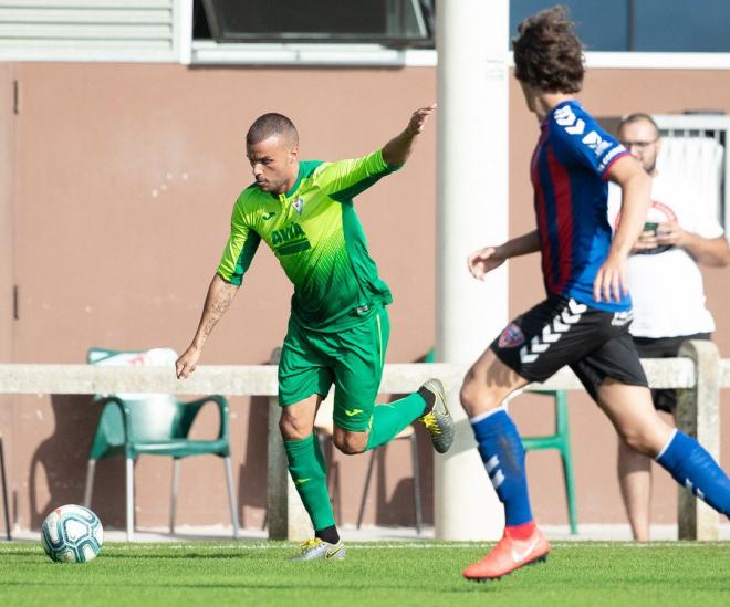 Pedro León ha marcado el segundo gol armero en Sarriena (Foto: SD Eibar).