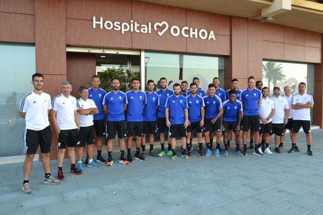 Los jugadores del Marbella pasaron reconocimiento médico.