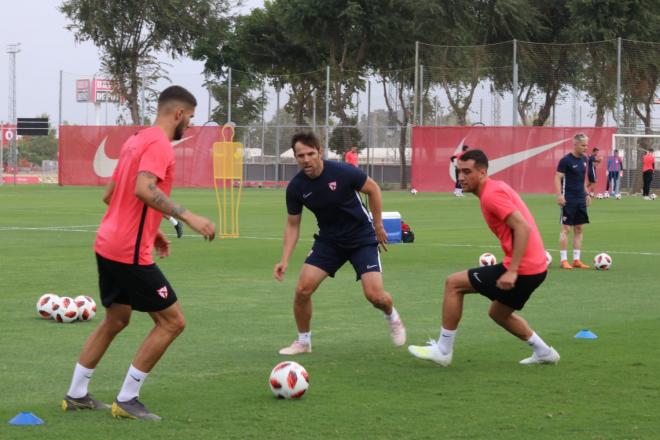 Marchena vuelve a la cantera para entrenar al Sevilla Atlético (Foto: Kiko Hurtado).