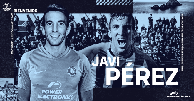 Javi Pérez, ex del Real Valladolid Promesas, y nuevo jugador de la UD Ibiza.
