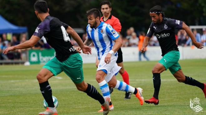 Tras una buena pretemporada, 'Portu' apuntaba al once del debut liguero (Foto: Real Sociedad)