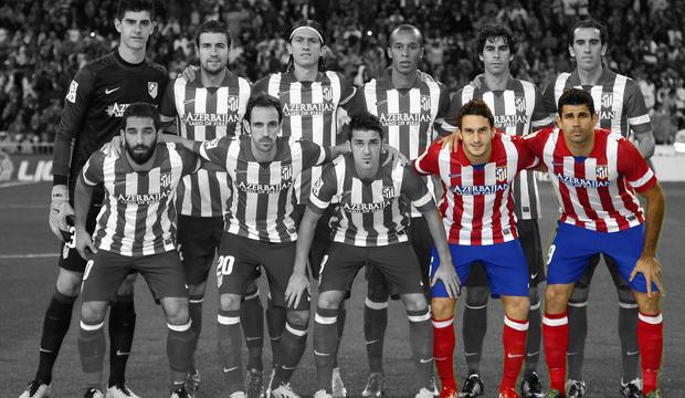 El once del Atlético de Madrid en 2014, curso en que ganó LaLiga. Sólo Koke y Diego Costa siguen en el club (Foto: ATM).