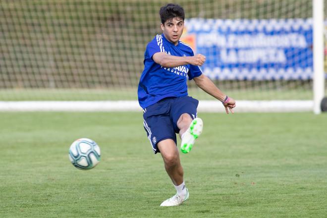 Clemente en un entrenamiento de pretemporada (Foto: Daniel Marzo).