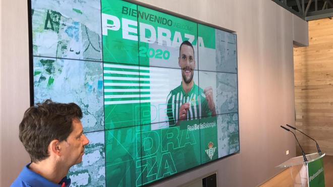 Presentación de Alfonso Pedraza como jugador del Betis.