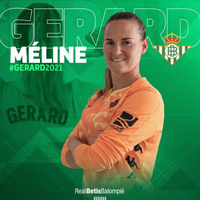 Méline Gerard, nuevo portero del Betis Féminas (Foto: Real Betis).