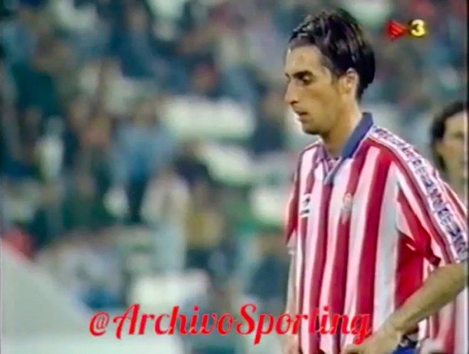 Roberto Trotta, en un partido con el Sporting (Imagen: ArchivoSporting).