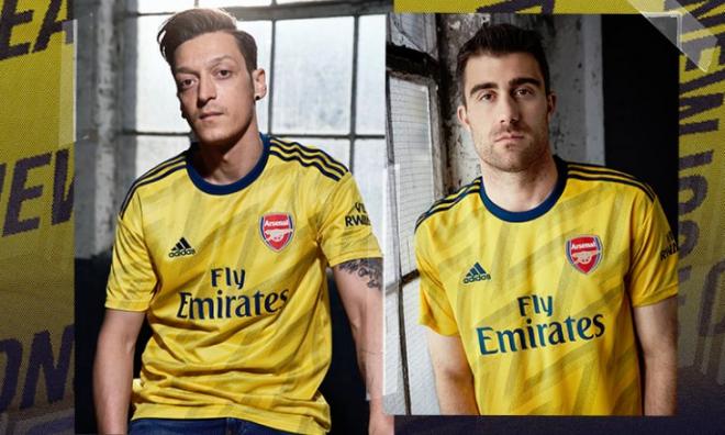 Camiseta visitante del Arsenal para la 2019/20.