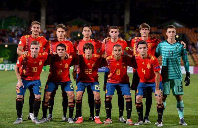Once de España sub 19 ante Francia (Foto: RFEF).