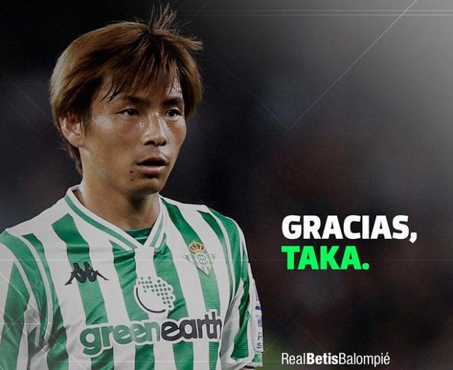 Takashi Inui se va del Betis.