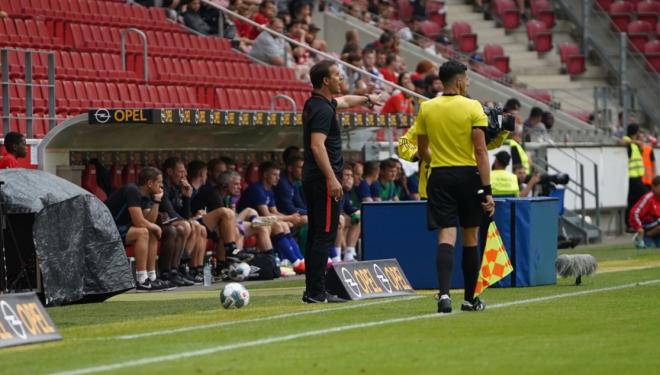 Julen Lopetegui, durante la Opel Cup (Foto: Sevilla FC).