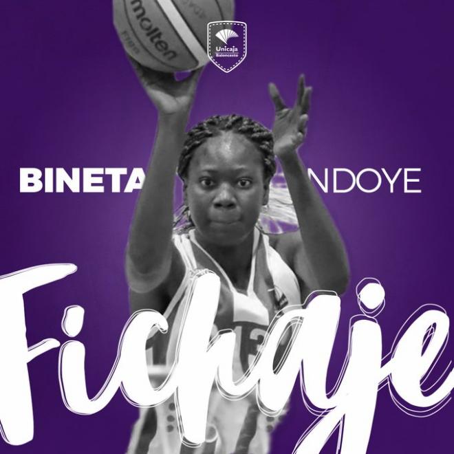 Bineta Ndoye, nuevo fichaje del Unicaja Femenino (Foto: Unicaja B. Photopress).