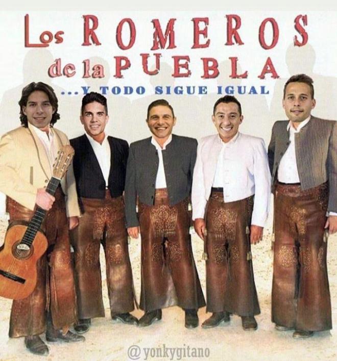 Joaquín y los 'nuevos' Romeros de La Puebla.