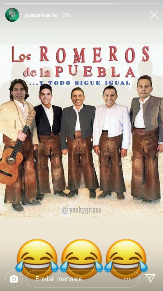 Joaquín Sánchez y los 'nuevos' Romeros de La Puebla.