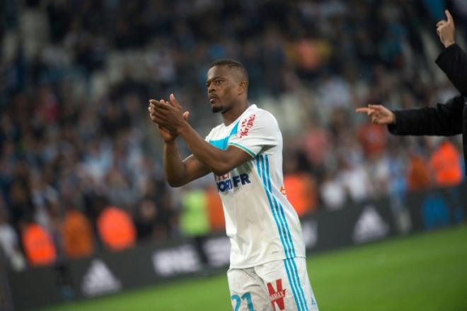 Patrice Evra, durante un partido del Marsella.