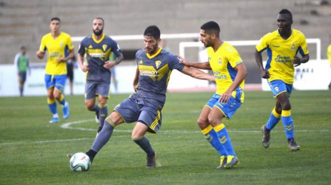 Acción del partido ante Las Palmas (Foto: Cádiz CF).