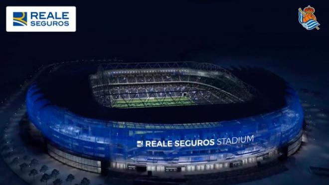 La Real jugará este sábado en el remodelado Anoeta- 'Reale Seguros Stadium' (Foto: Reale Seguros).
