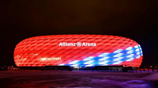 El Allianz Arena, estadio del Bayern de Múnich.