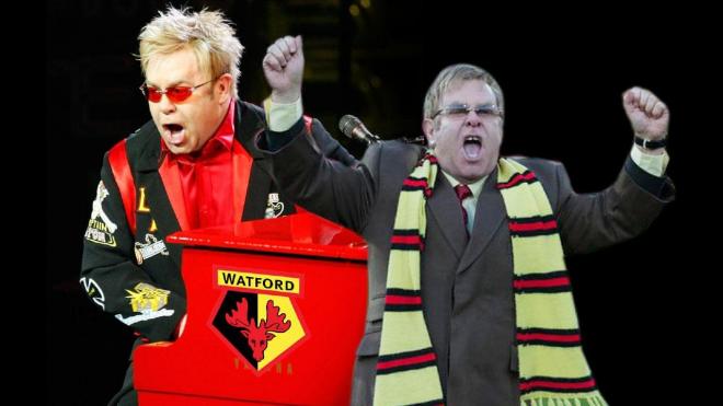 Elton John es presidente vitalicio del Watford.