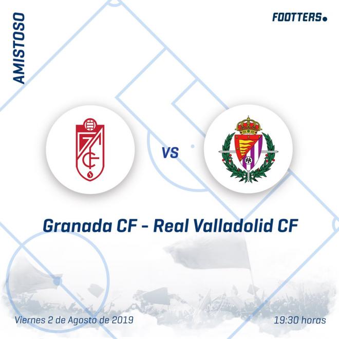 El amistoso Granada CF-Real Valladolid se verá a través de Footters.