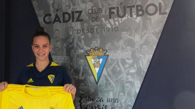 María Coello, nueva jugadora del Cádiz CF (Foto: CCF).