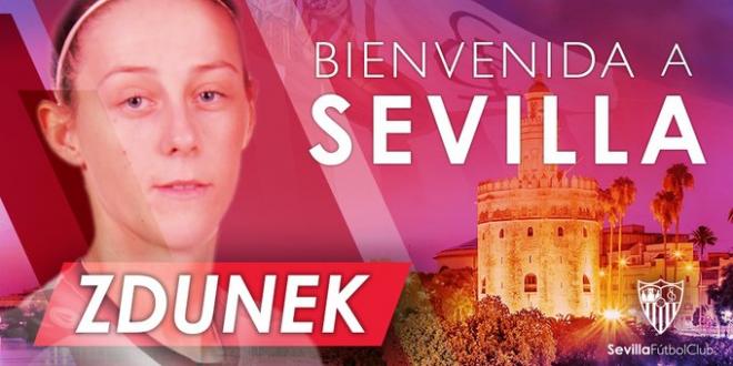 El anuncio del Sevilla Femenino del fichaje de Emilia Zdunek