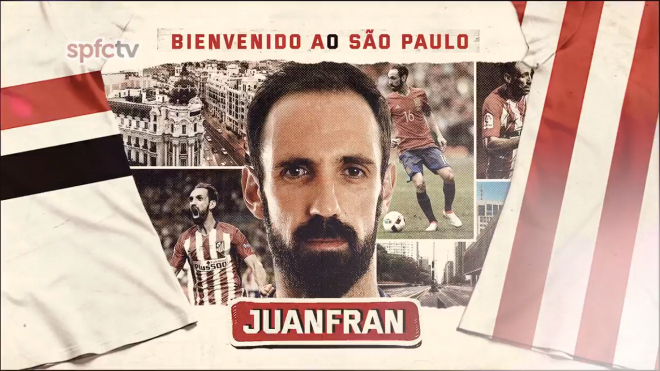 Juanfran Torres, nuevo jugador del Sao Paulo.