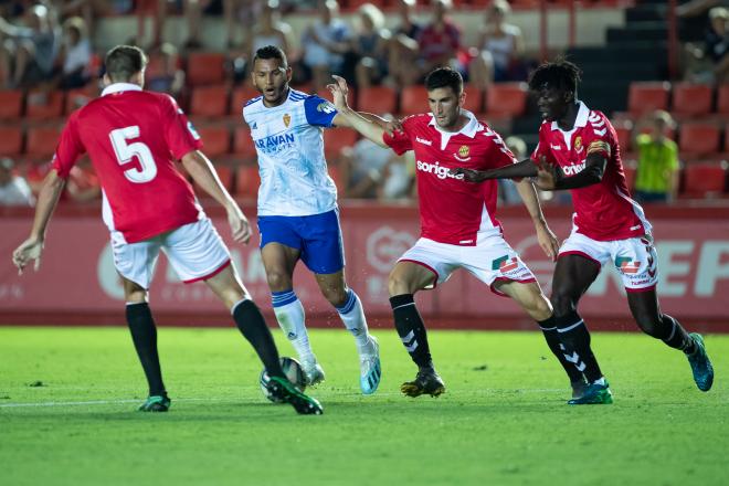 Luis Suárez en el último amistoso en Tarragona (Foto: Daniel Marzo).