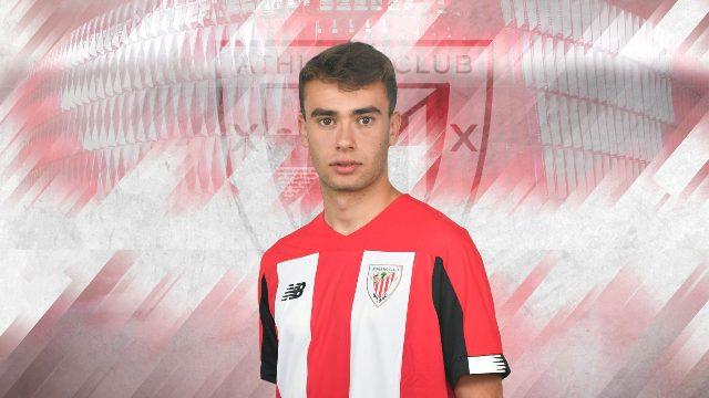 El joven defensa del Bilbao Athletic Álvaro Núñez ha ascendido del Bsaconia esta temporada (Foto: Athleric Club).