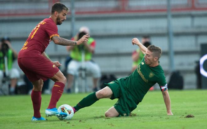 Iker Muniain marcó gol ante la AS Roma. (Foto: Athletic Club)