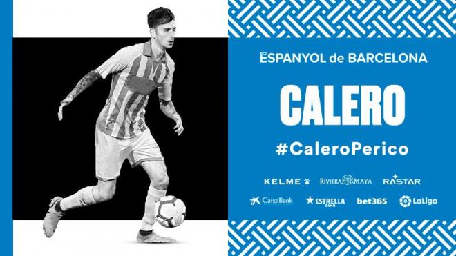 Así anunció el Espanyol el fichaje de Fernando Calero
