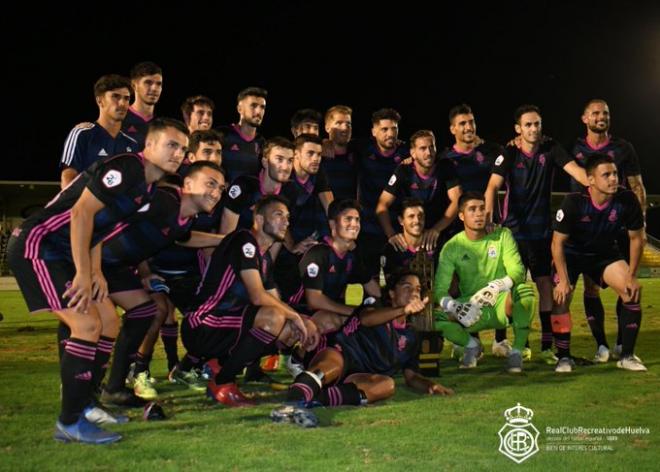 Jugadores del Recreativo de Huelva. (@recreoficial)