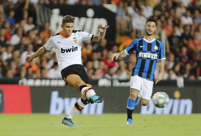 Valencia CF - Inter  en el último Trofeo Naranja disputado.