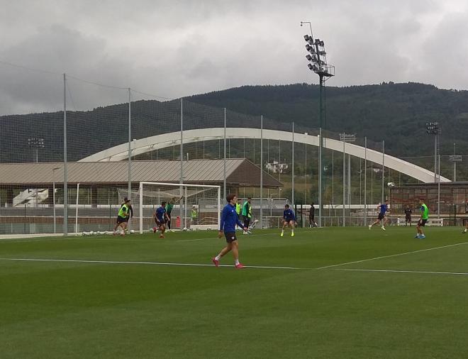 Córdoba ha vuelto a entrenar tras descansar el viernes. 