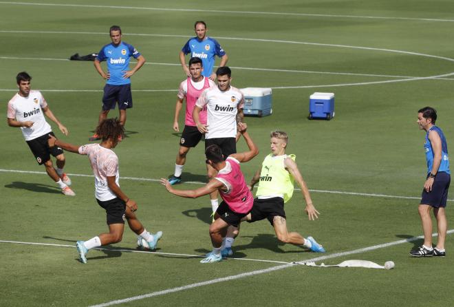 Entrenamiento del Valencia CF (Foto: David González)