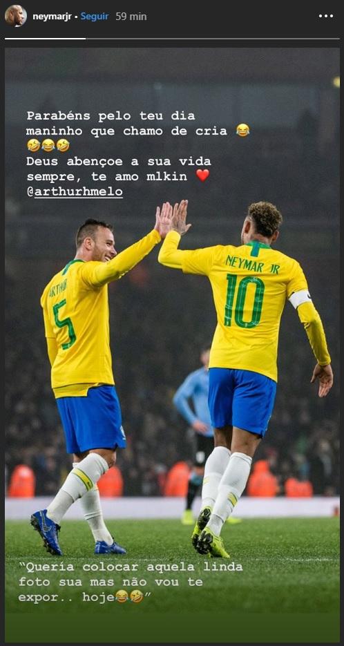 Imagen publicada por Neymar en Instagram.