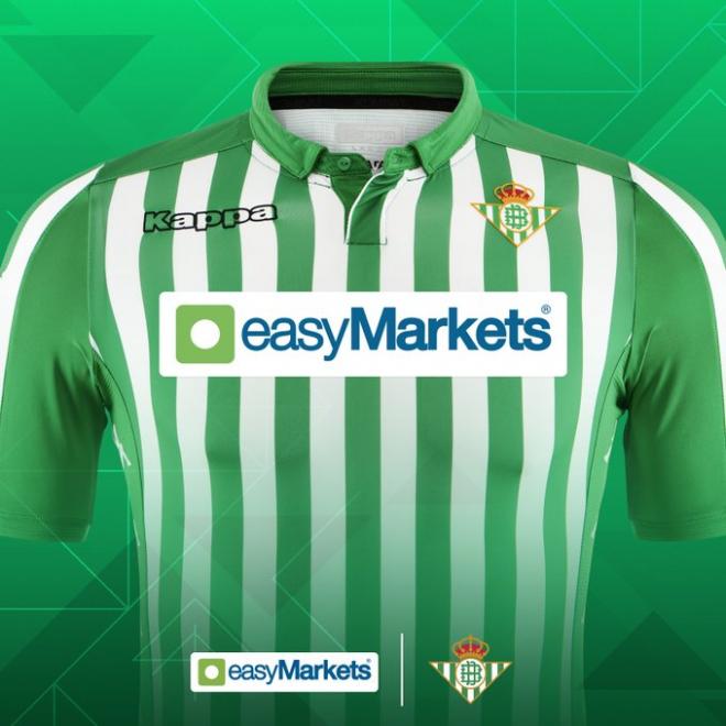 Easy Markets, nuevo patrocinador del Betis.