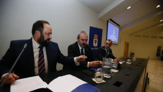 Junta de accionistas del Real Oviedo en el Palacio de Congresos.