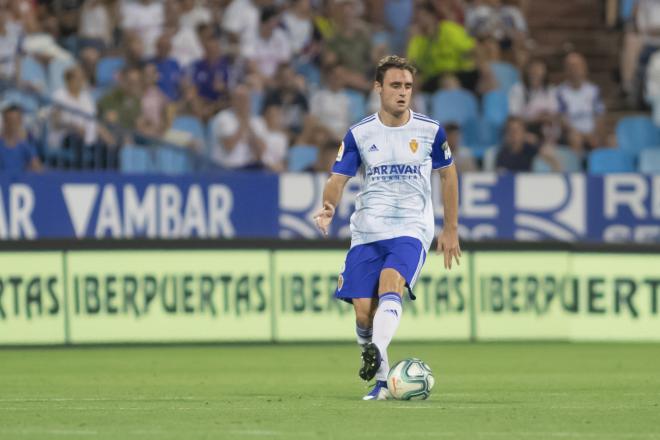 Lasure con el Real Zaragoza (Foto: Daniel Marzo).