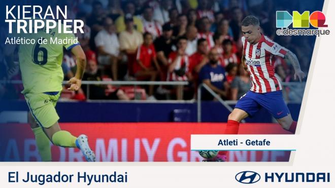 Trippier, jugador Hyundai del Atlético-Getafe.