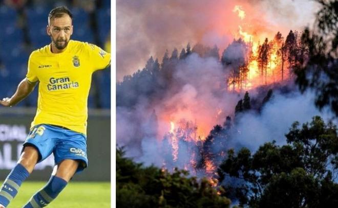 Deivid, ante el incendio que sufre Gran Canaria.