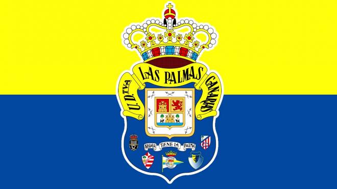 Escudo y bandera de la UD Las Palmas.