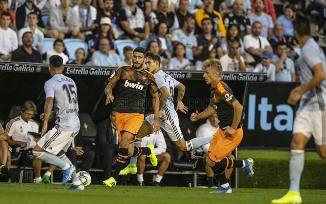 El último partido de Piccini fue el Celta-Valencia (Foto: Valencia CF)
