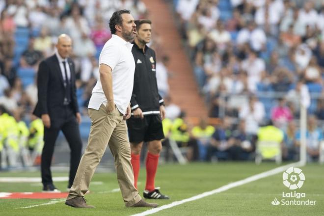 Sergio González, durante el Real Madrid-Real Valladolid (Foto: LaLiga).