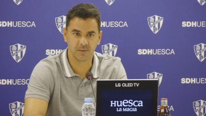 Michel, entrenador del Huesca (Foto: SDH).