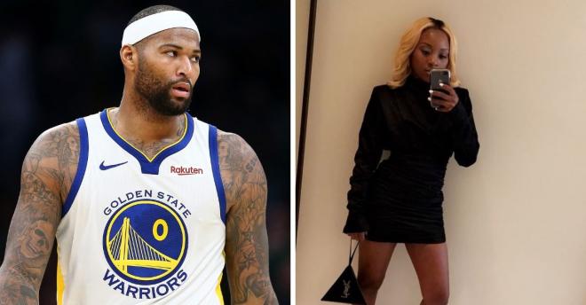 DeMarcus Cousins y su expareja Christy West.