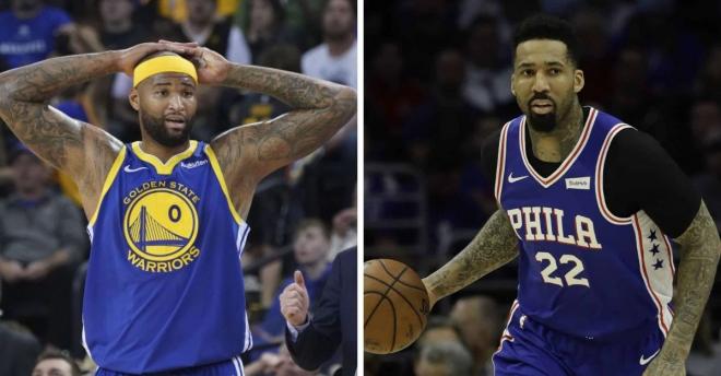 DeMarcus Cousins y Wilson Chandler.