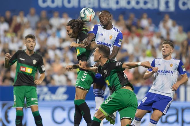 Imagen del partido ante el Elche (Foto: Daniel Marzo).