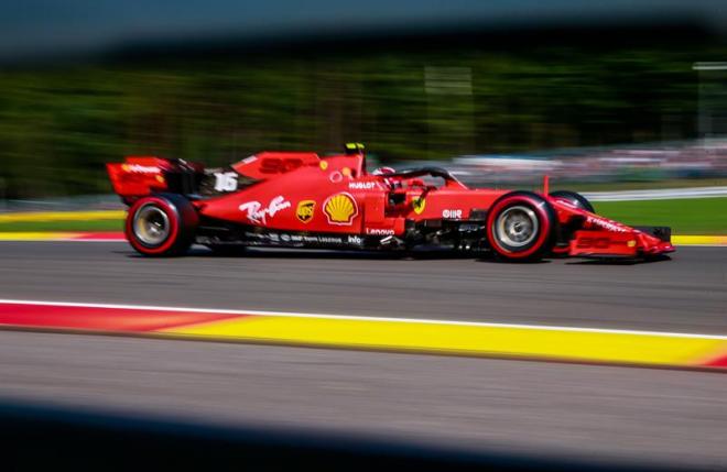 Charles Leclerc, durante una carrera de Fómula 1.