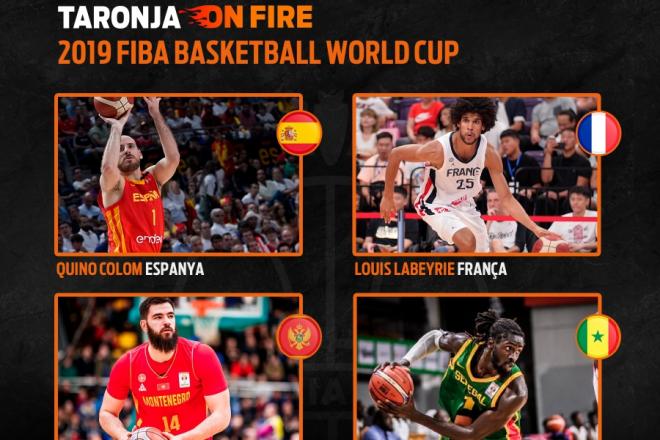 El #EstiuTaronja termina con 4 jugadores de Valencia Basket en la Copa del Mundo: Quino Colom, Bojan