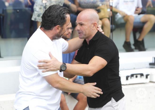 Sergio González, junto a Paco López en un duelo de la temporada pasada (Foto: LaLiga).